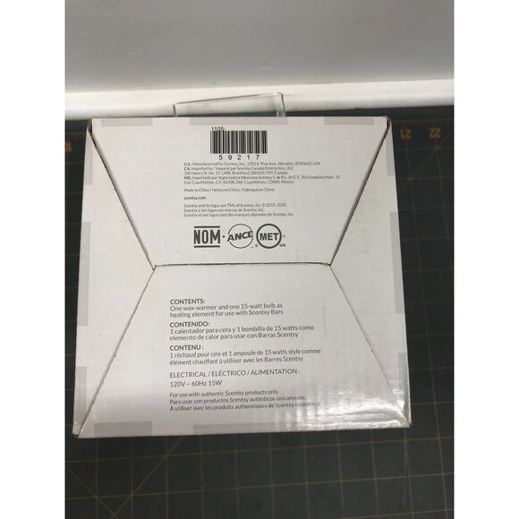 Scentsy Wispy Willow Mini Warmer Pink Frosted Glass with Leaves New Open box - Picture 9 of 9